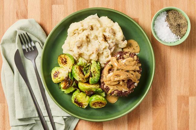 Meatloaves with Creamy Thyme Sauce
