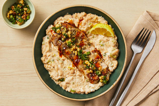 Herbed Pork Chops with Walnut Gremolata