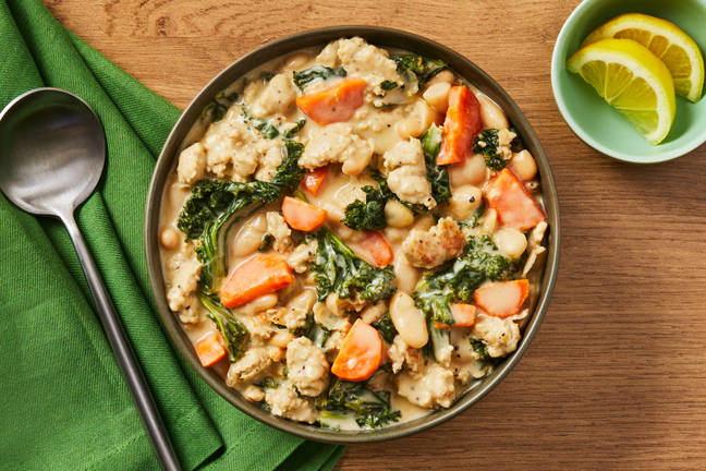 One-Pot Chicken Sausage & Bean Soup