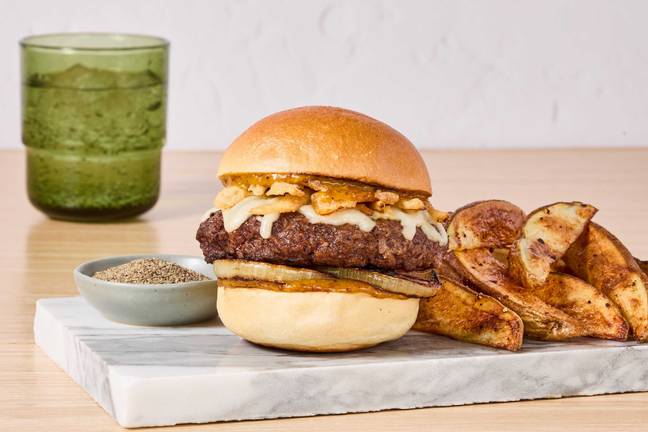 White Cheddar Crunch Burgers