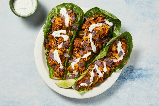 One-Pan Pork Fajita Lettuce Wraps