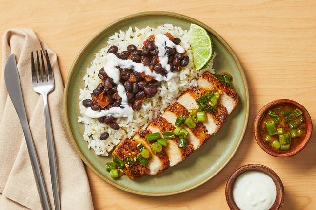 Pork Chops with Zesty Green Onion Salsa