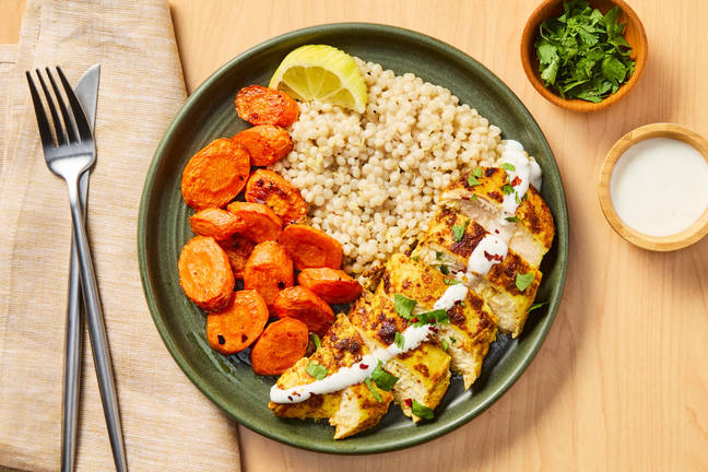 Yogurt-Marinated Chicken & Garlic Sauce