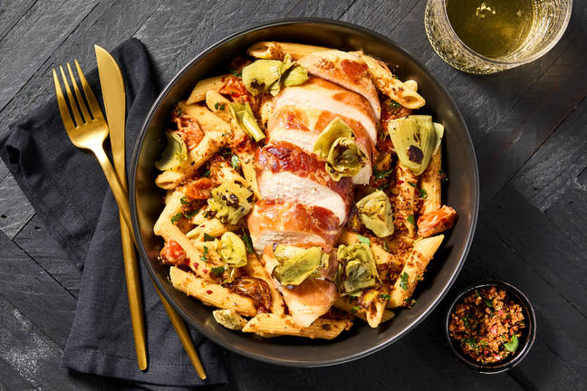 Prosciutto Chicken & Roasted Artichokes