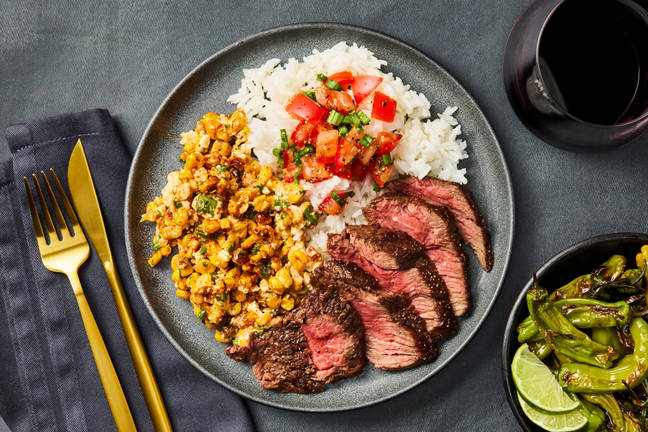Bavette Steak & Blistered Shishito Peppers