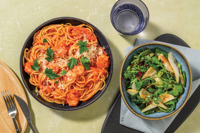 Prawn & Spaghetti Arrabbiata