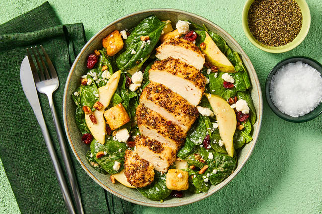 Harvest Chicken, Spinach & Feta Salad