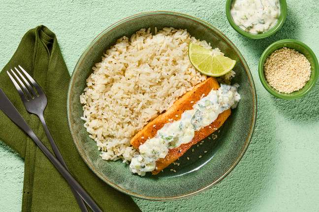Speedy Sesame Salmon Rice Bowls