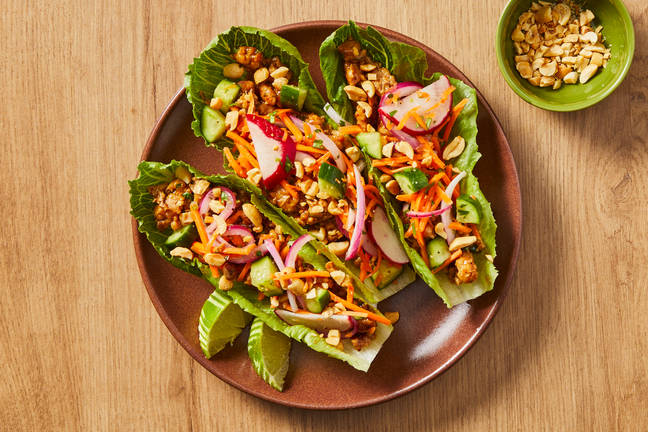 Sweet Thai Chili Pork Lettuce Wraps