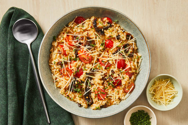 Mushroom & Chive Risotto