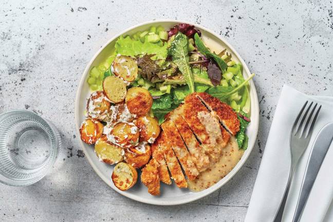 HelloHero: Pork Schnitty & Mustard Gravy