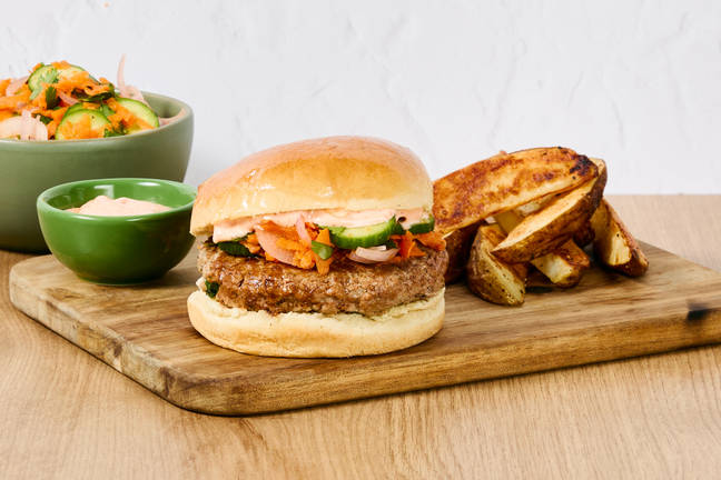 Banh Mi Pork Burgers