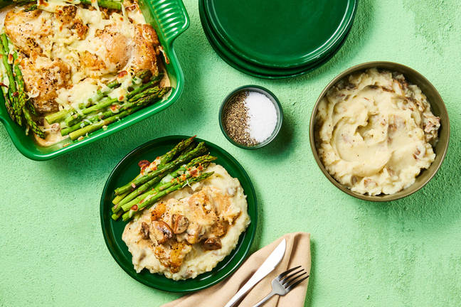 Family-Style ’Shroom & Chicken Bake