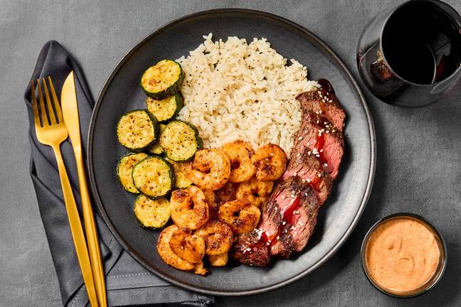Hibachi Sweet Soy Steak & Shrimp