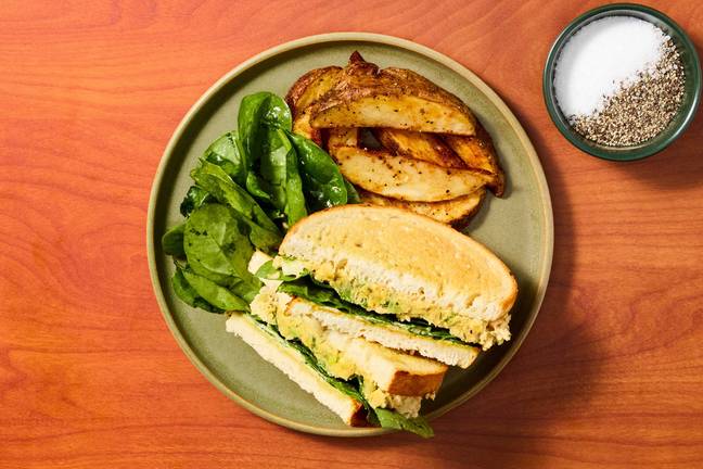 Creamy Chickpea Salad Sandwiches