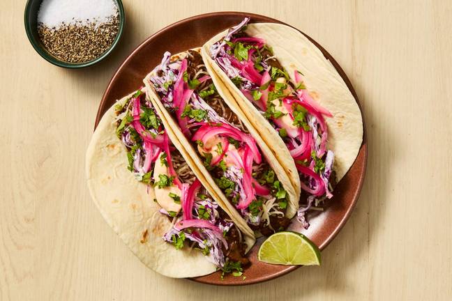 One-Pan Smashed Black Bean Tacos