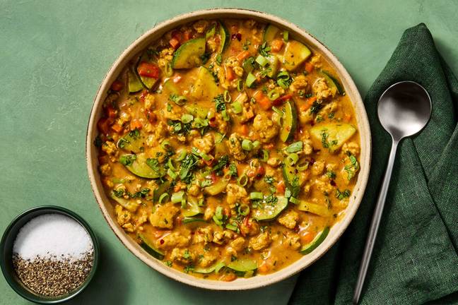 Spicy Coconut Turkey Curry Soup