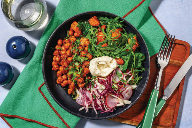 Chermoula Chickpea & Pumpkin Buddha Bowl
