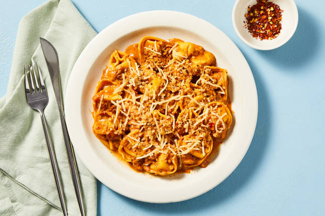 One-Pan Trattoria Tortelloni Bake