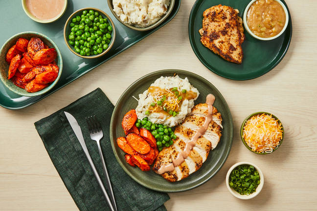 Blue Plate Special Chicken Dinner Bar