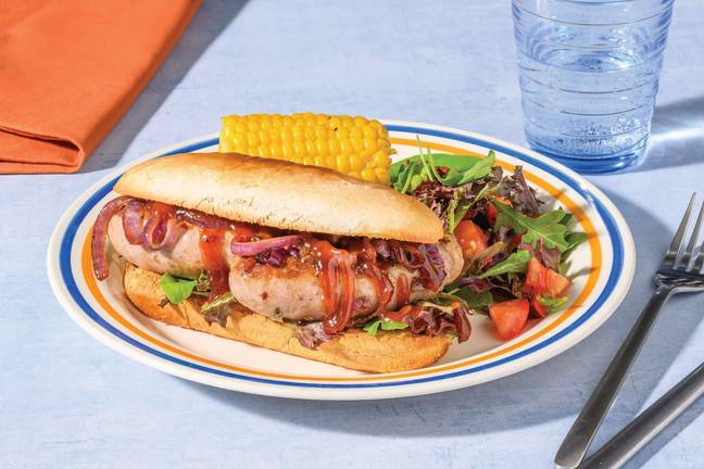 Easy As Beef & Onion Sausage Sizzle