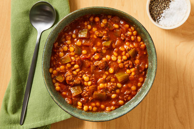 One-Pot Beefy Stuffed Bell Pepper Soup