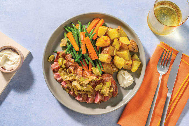 Beef Rump Steak & Twice-Cooked Potatoes