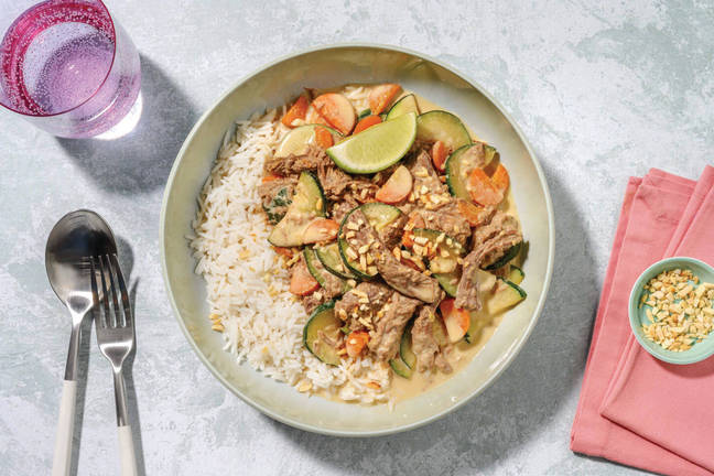 Malaysian Satay Beef Brisket & Veg Curry