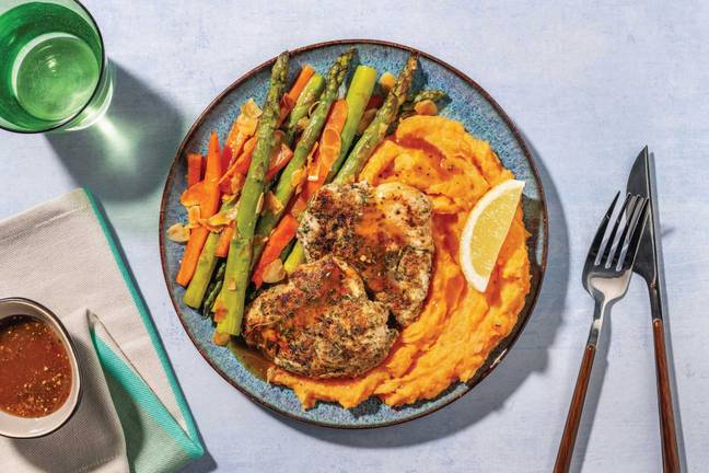Spiced Chicken & Peppercorn Gravy
