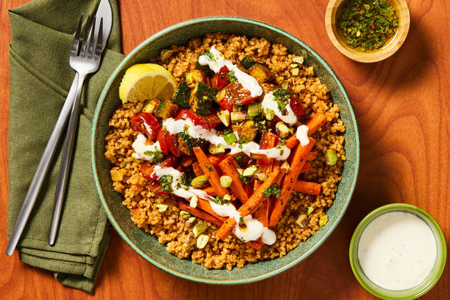 Spicy Tunisian Bulgur Bowls