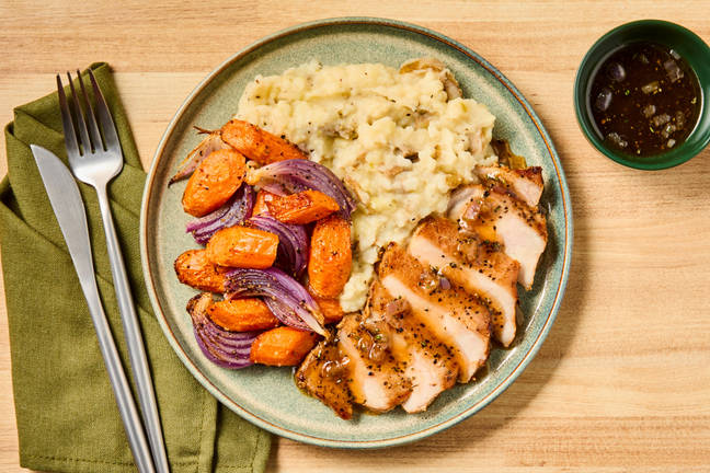 Rosemary Demi-Glace Pork Chops