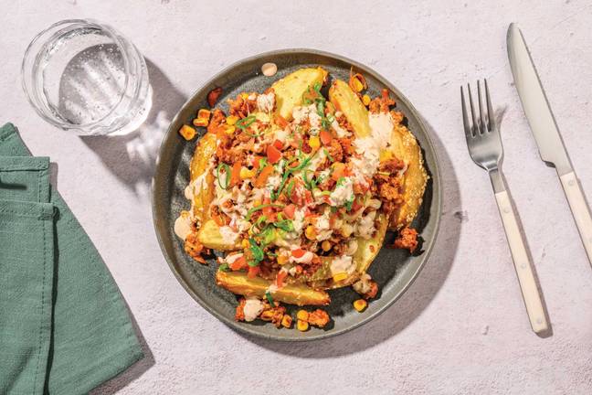 Loaded Cheesy Beef Wedges