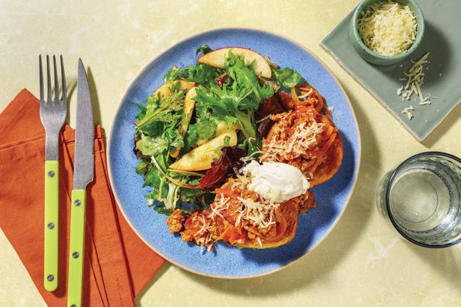 Loaded Pork & Bean Jacket Potatoes