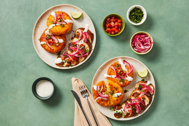 Cantina Chicken & Cheesy Polenta Arepas