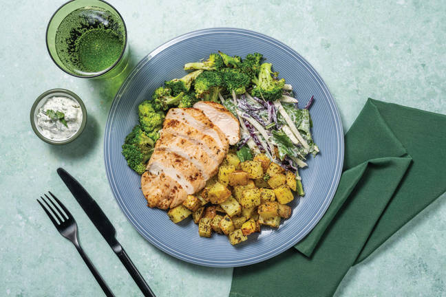 Smokey Baked Chicken & Herb Potatoes