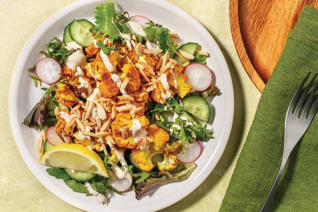 Chermoula Cauliflower & Feta Salad