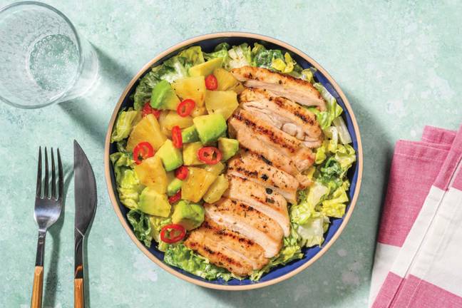 Grilled Jerk Chicken & Creamy Cos Salad