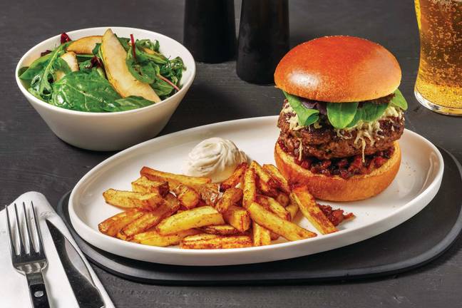 Gourmet Venison & Beef Cheeseburger
