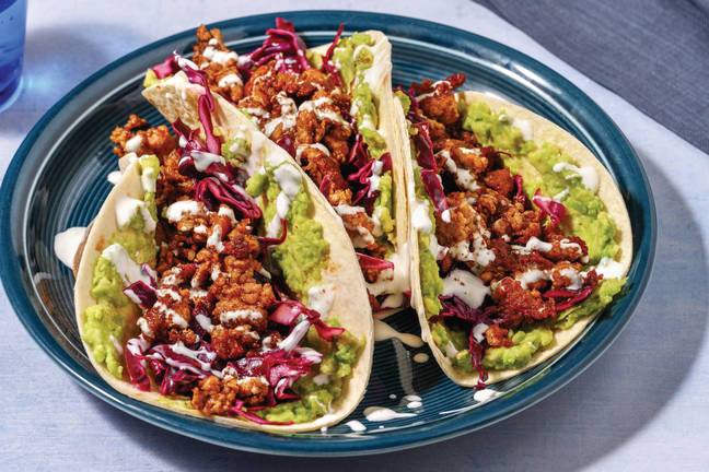 Peri-Peri Pork & Mashed Avo Tacos