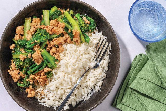 Sweet Soy Pork & Baby Broccoli Stir-Fry