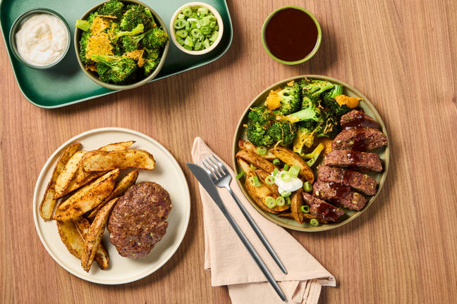 BBQ Meatloaf & Loaded Potato Wedges Bar