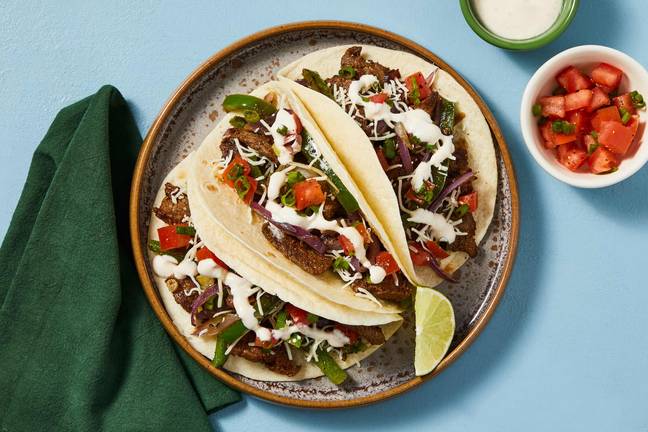 Southwest Steak Fajita Tacos