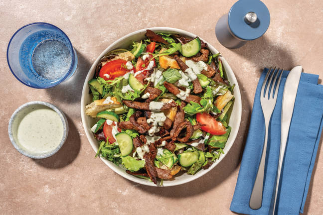 Tuscan-Style Beef & Panzanella Salad