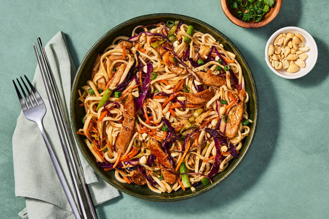 Sweet & Spicy Pork Chop Lo Mein