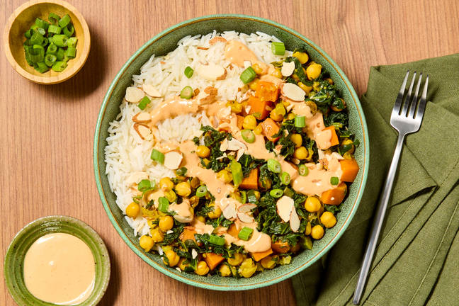 Shawarma-Spiced Braised Chickpeas & Kale