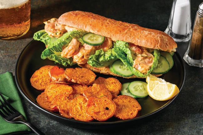 Creamy Prawn Brioche Roll & Kūmara Rounds 