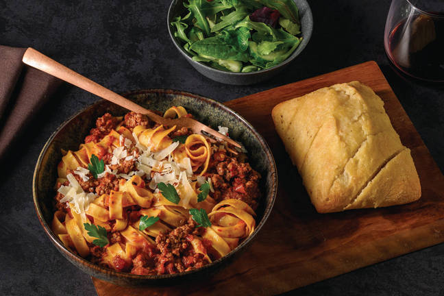 Rich Italian Lamb Ragu Fettuccine