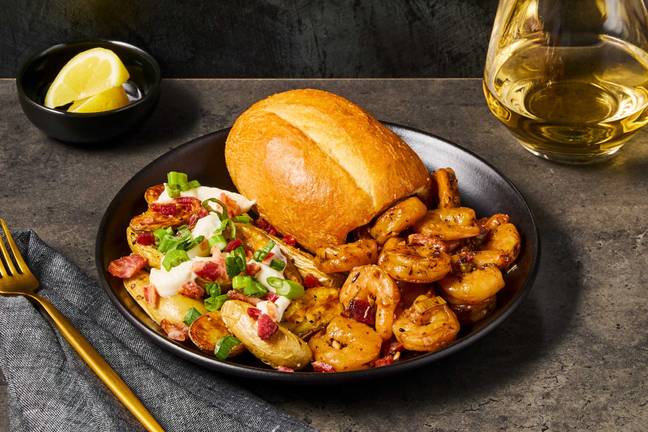 Cajun Garlic Shrimp & Bacon Sandos