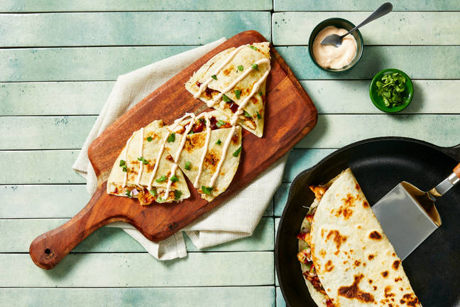 Smoky BBQ Chicken Quesadillas