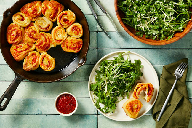 Pepperoni Pizza Pinwheels